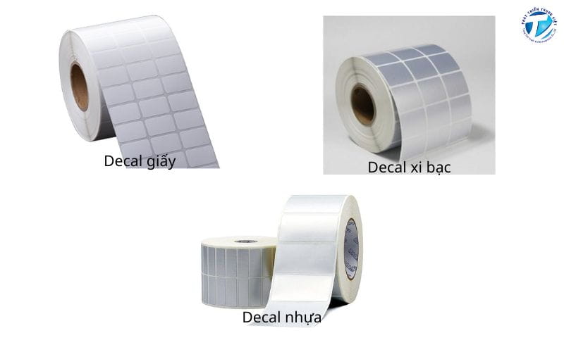 Các chất liệu decal dùng để in tem phụ sản phẩm